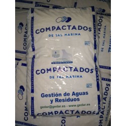 Sal Doméstica para Descalcificador de Agua, Pastillas de 25kg (Saco de 25 Kg)  : : Jardín