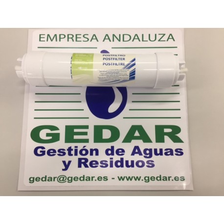 Pos filtro encapsulado GAC c/espigas I NERTUS