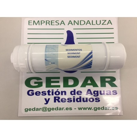 Pre filtro encapsulado sedimento 5 μm c/espigas I NERTUS