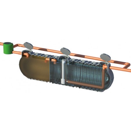 Separador de Hidrocarburos Clase I Modelo Horizontal