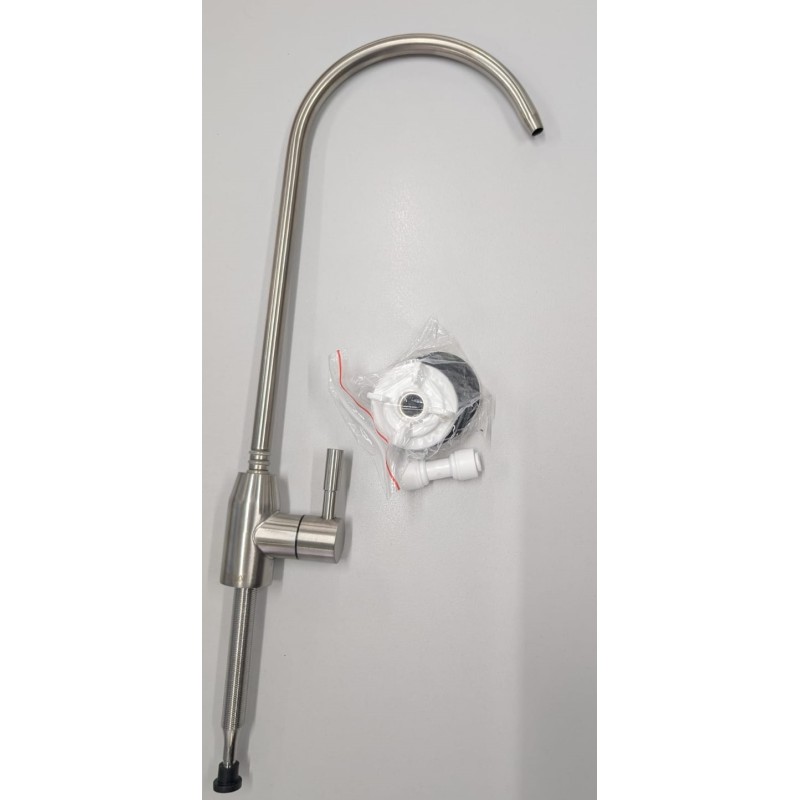 Grifo Cromado mate conexión QC para Ósmosis domésticas