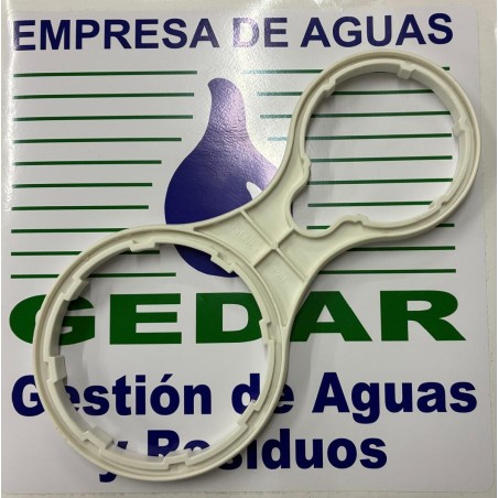 Llave de vaso de Porta Cartucho y Porta Membrana para Osmosis Inversa