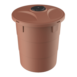 Depósitos aéreos cónicos con tapa