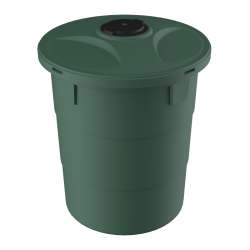 Depósitos aéreos cónicos con tapa