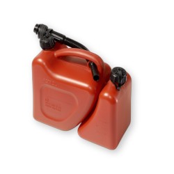 Bidon Gasolina Doble. Capacidad 5 + 2 Litros Homologado "UN" Con Canula