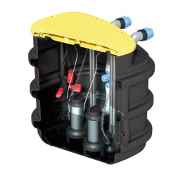 Estación de Bombeo una Bomba Depósito 500 l