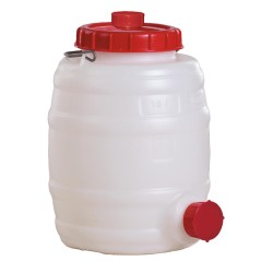 Barril para Agua Redondo Dimensiones: 49x78,5 cm Capacidad: 125 l