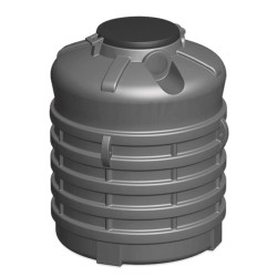 Depósito PEAD Enterrar Tipo Panetone Corrugado