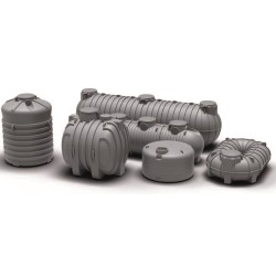 Depósito PEAD Enterrar Tipo Panetone Corrugado