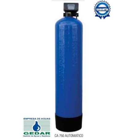 Filtro de Carbón 100 l | Caudales: 3,0/0,50/0,3 m³/h | Automático